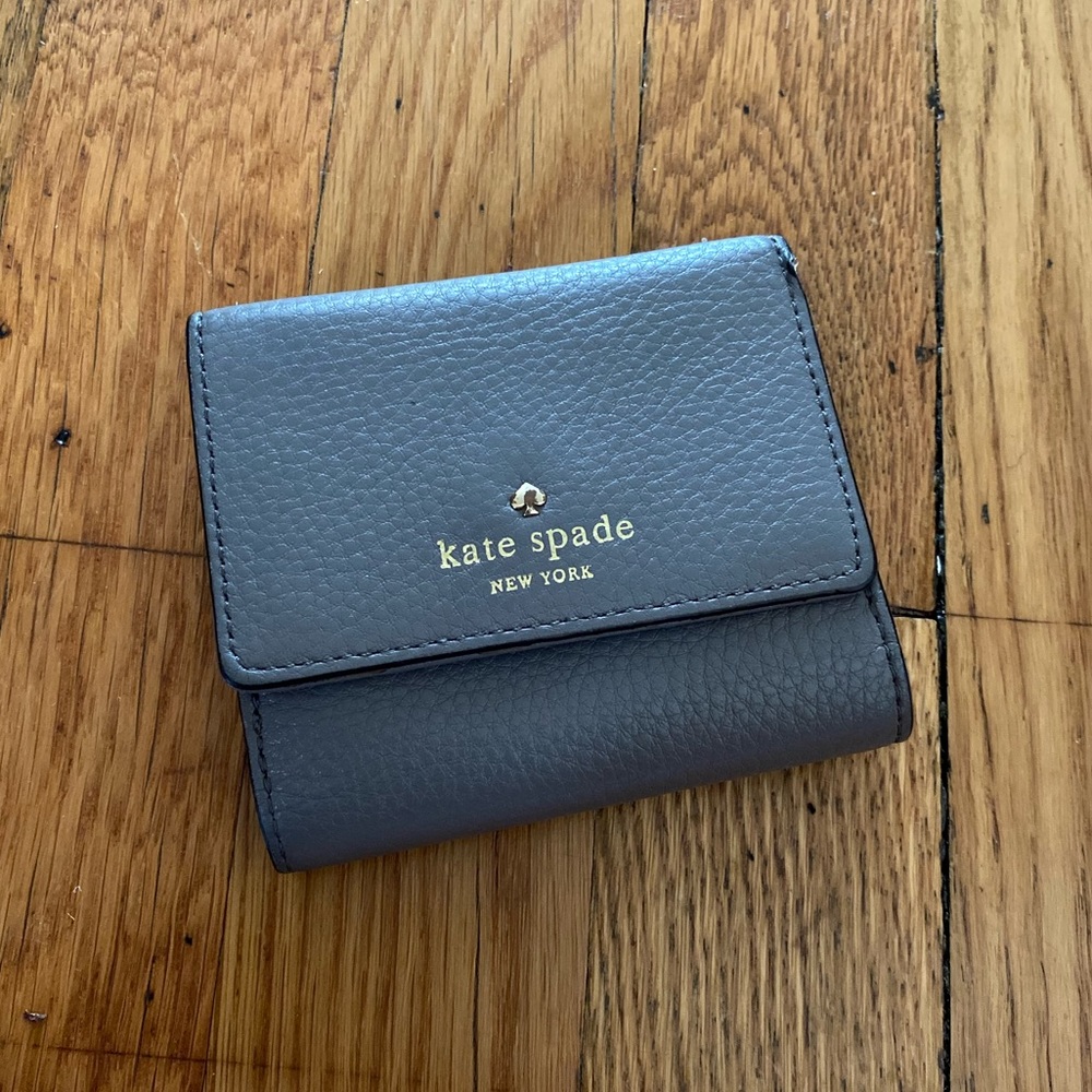 Kate Spade tri-fold leather wallet